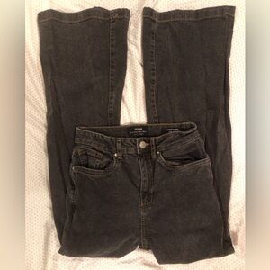 Cotton On High Rise Wide Leg Black Jeans